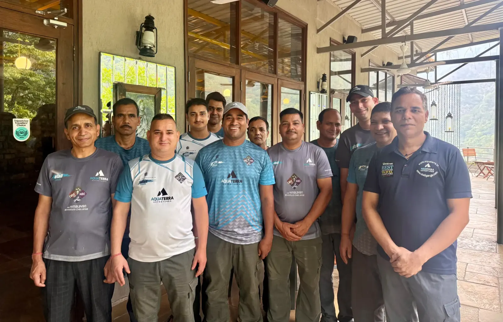 The Atali Ganga team photographed together