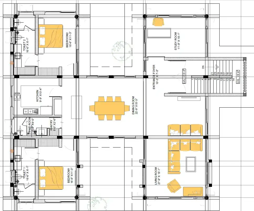 The Foresterie 4-Bedroom Villa Floor Plan