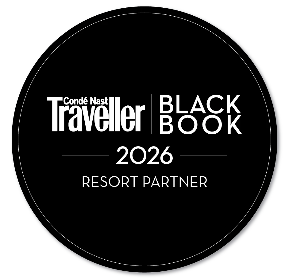 Condé Nast Traveller Black Book 2026 Resort Partner badge awarded to Atali Ganga
