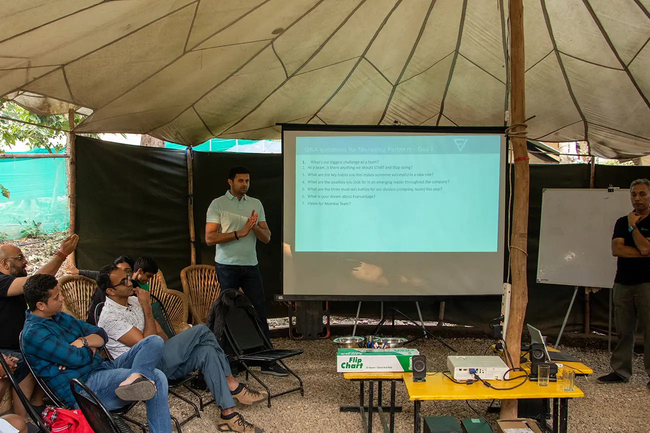 Corporate workshop session at Atali Ganga