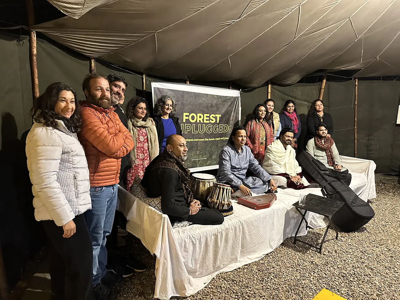 Festival gathering in the Himalayas