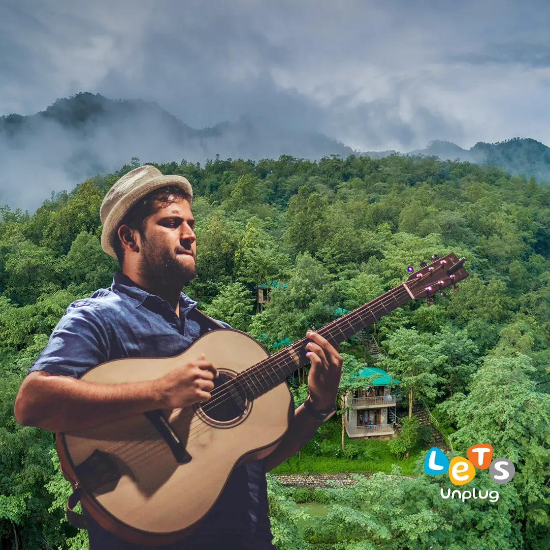 Let's Unplug musician duo performing at Atali Ganga