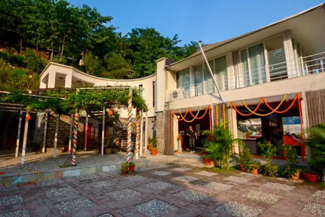 Wedding venue decoration at Atali Ganga